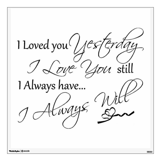 Quote Wall Sticker (Front)