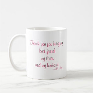 Quote with Message "Love" mug