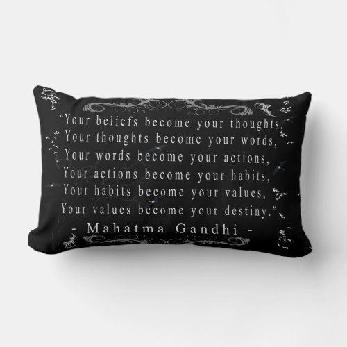 Quotes about life Throw Pillow Lumbar 13 x 21