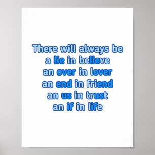 Quotes about love, life and friendship.  poster