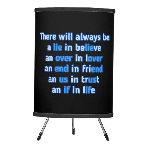 quotes about love life and friendship  tripod lamp