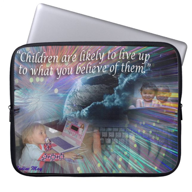 Quotes about our Children Laptop Sleeve (Front)