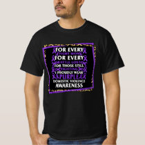 Quotes domestic violence ribbon T-Shirt