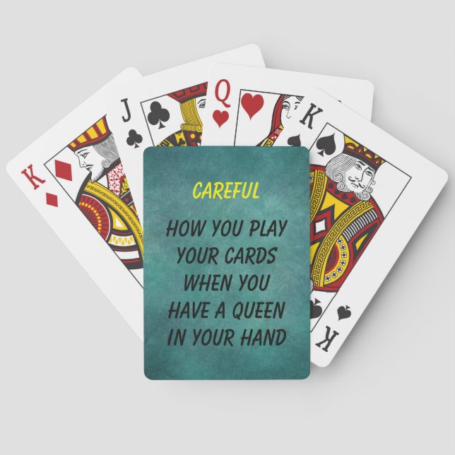 Quotes On Poker Cards (Back)