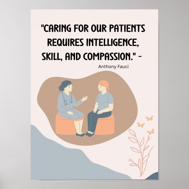 Quotes poster for hospital  (Front)