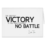 QUOTES: Sun Tzu: Greatest victory Card