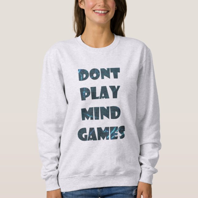 Quotes Text Ocean Style Sweatshirt (Front)