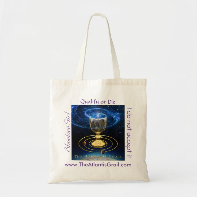 Quotes - The Atlantis Grail - Budget Tote Bag (Front)