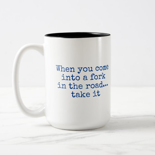 quotes Two-Tone coffee mug (Left)