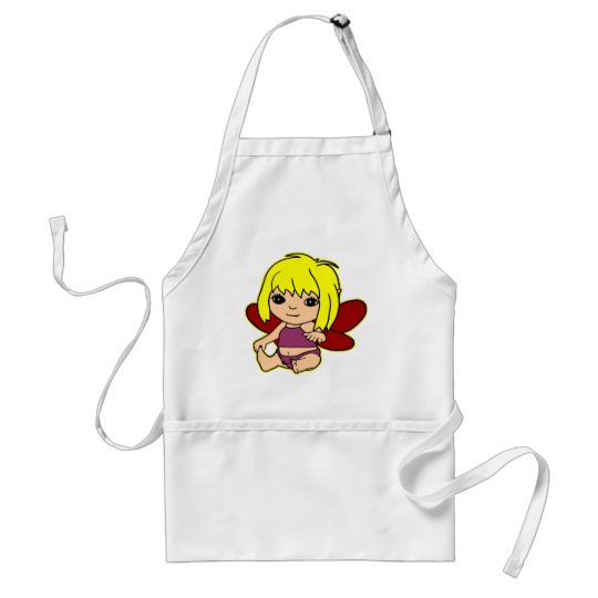 Qute Baby Fairie Girl Adult Apron