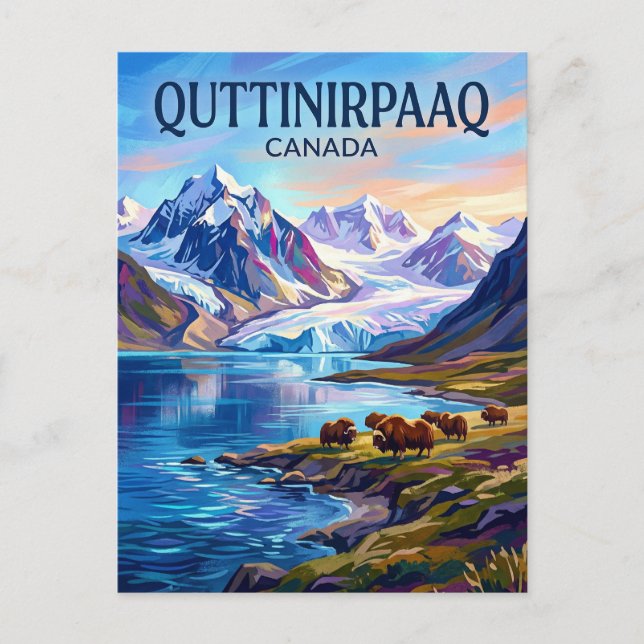Quttinirpaaq National Park Canada Postcard (Front)