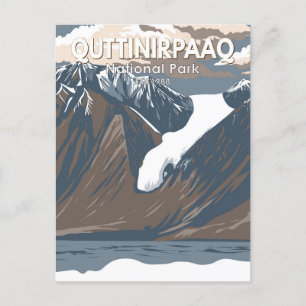 Quttinirpaaq National Park Canda Travel Vintage Postcard