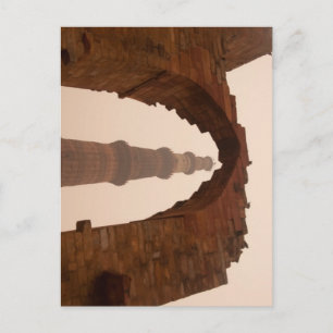 Qutub Minar in Delhi Postcard