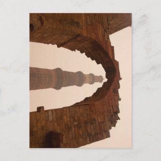 Qutub Minar in Delhi Postcard