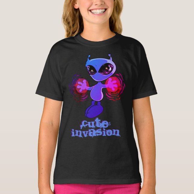 Qwiby: Cute Invasion T-Shirt (Front)