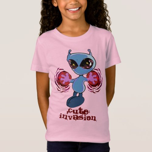 Qwiby Cute Invasion Toddler T_shirt
