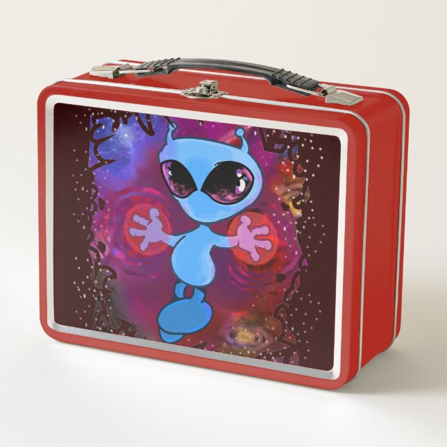 Qwiby Metal Lunch Box (Front)