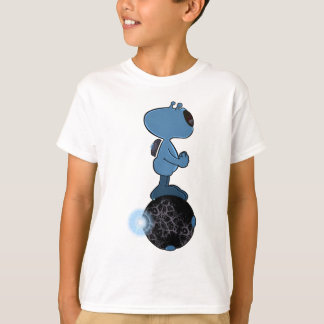 Qwiby on his Sphere Rider T-Shirt