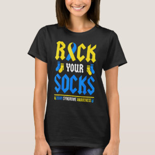 R0ck Your Socks World Down Syndrome Awareness Day T-Shirt