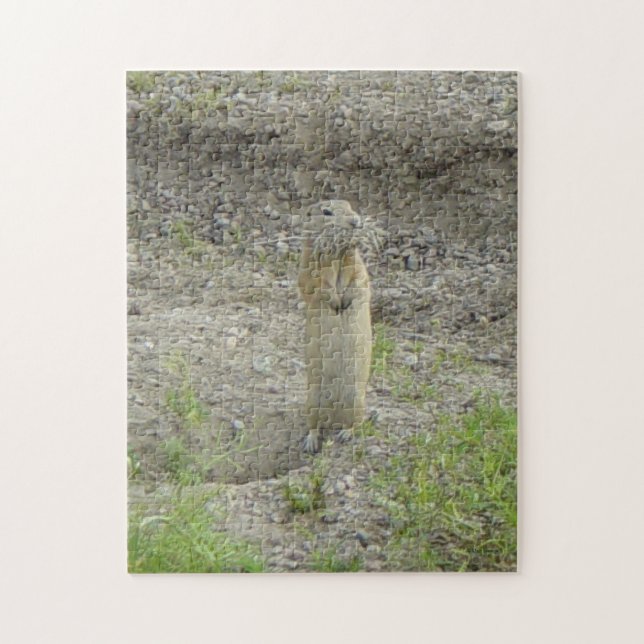 R1 Richardsons Ground Squirrel Gopher Jigsaw Puzzle (Vertical)