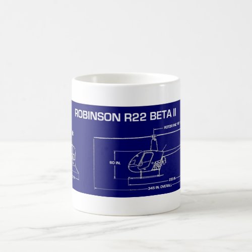 R22 Helicopter Coffee Mug