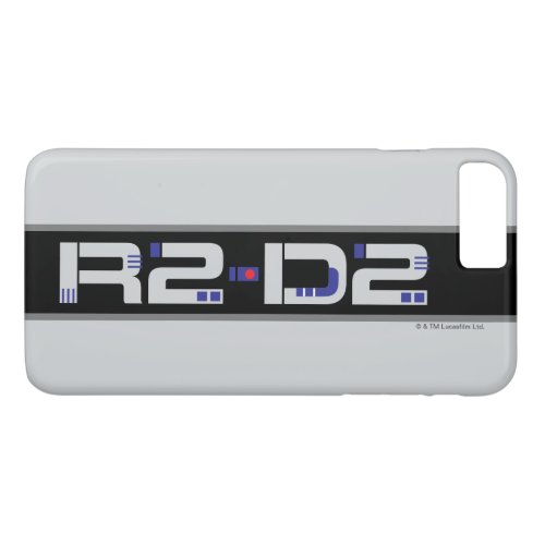 R2_D2 Character Name Graphic iPhone 8 Plus7 Plus Case