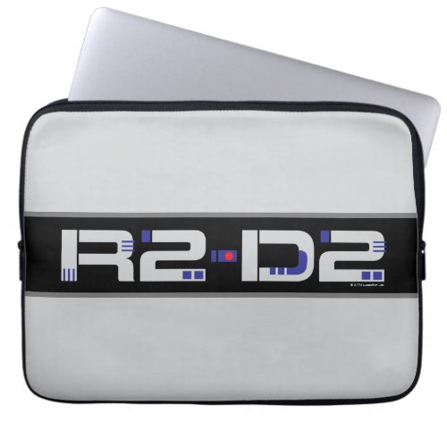 R2_D2 Character Name Graphic Laptop Sleeve