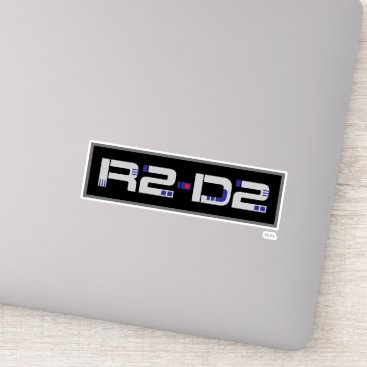 R2-D2 Character Name Graphic Sticker