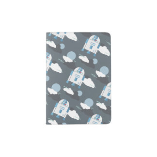 R2-D2 Cloud Pattern Passport Holder
