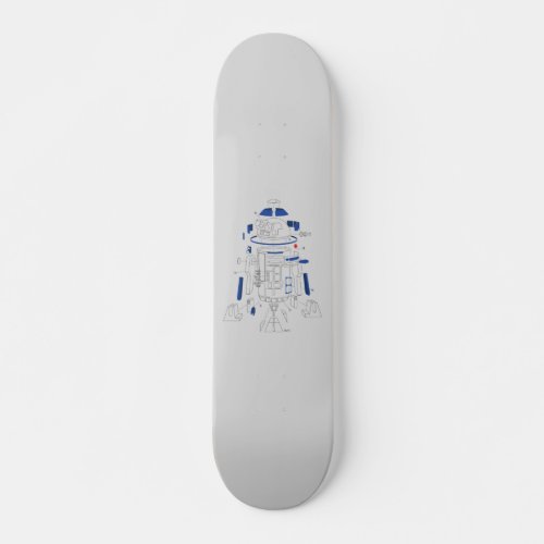 R2_D2 Exploded View Drawing Skateboard