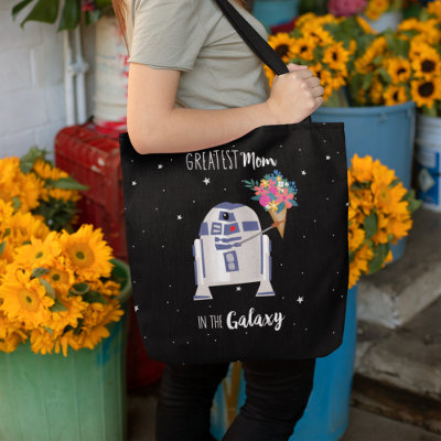 R2-D2 Greatest Mom in the Galaxy Tote Bag
