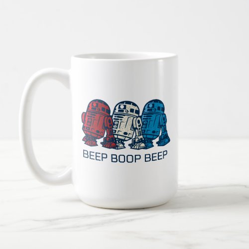 R2_D2 Red White and Blue Coffee Mug