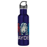 Simple Modern Star Wars R2D2 Kids Water Bottle with Straw Lid | Insulated Stainless Steel Tumbler | Summit | 14oz, R2D2