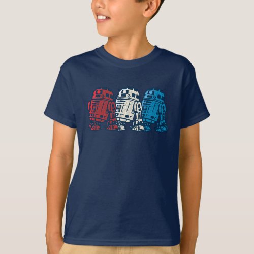 R2_D2 Red White and Blue T_Shirt