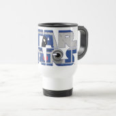 R2-D2 Star Wars Logo Travel Mug (Front Right)