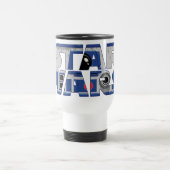 R2-D2 Star Wars Logo Travel Mug (Center)