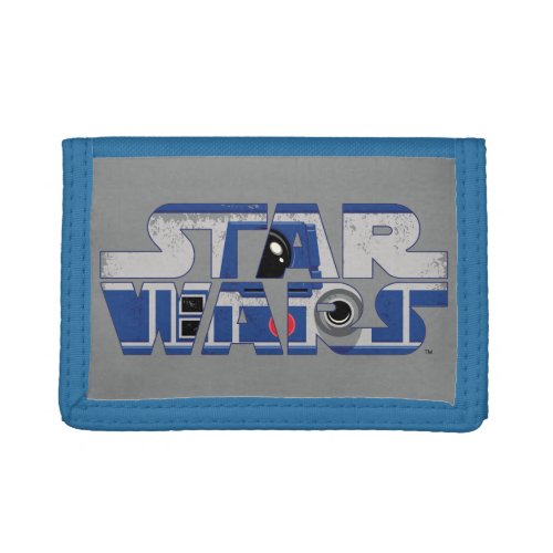R2_D2 Star Wars Logo Trifold Wallet