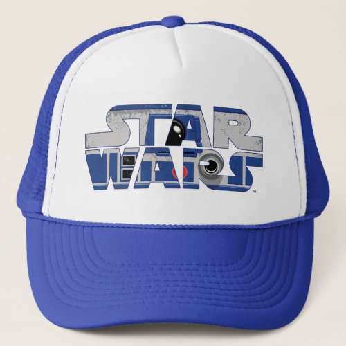 R2_D2 Star Wars Logo Trucker Hat