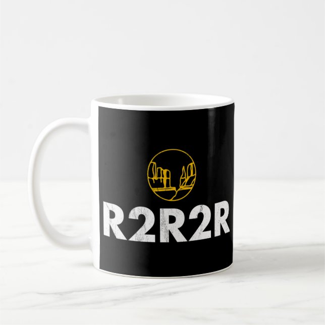 R2R2R Grand Canyon Hike Run  Coffee Mug (Left)