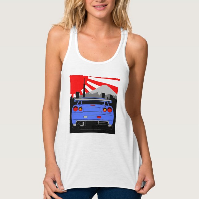 R34 and the Rising Sun Tank Top (Front)