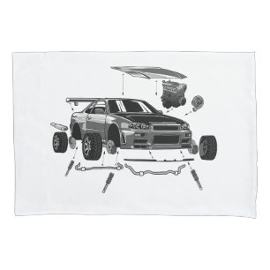 R34 SKYLINE ASSEMBLY PILLOW CASE
