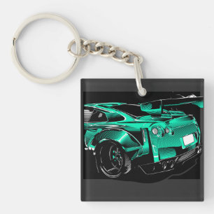 R35 GTR GREEN BEAST KEYCHAIN