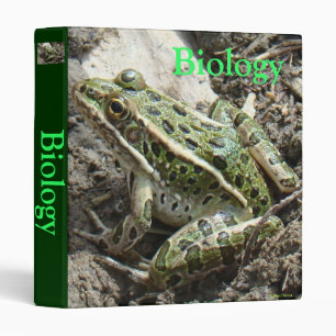 R3 Leopard Frog Binder