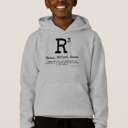 R3 Relax Reflect Renew Hoodie