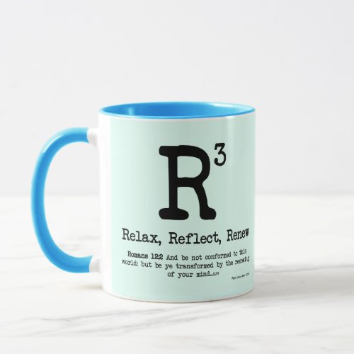R3 Relax Reflect Renew Mug