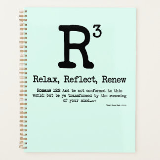 R3: Relax, Reflect, Renew Planner