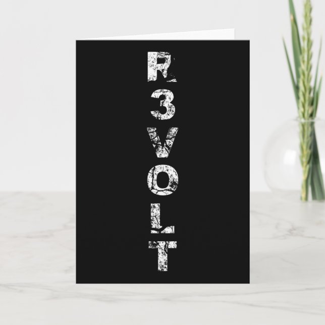 R3volt - Resist - Rantiwork  Card (Front)