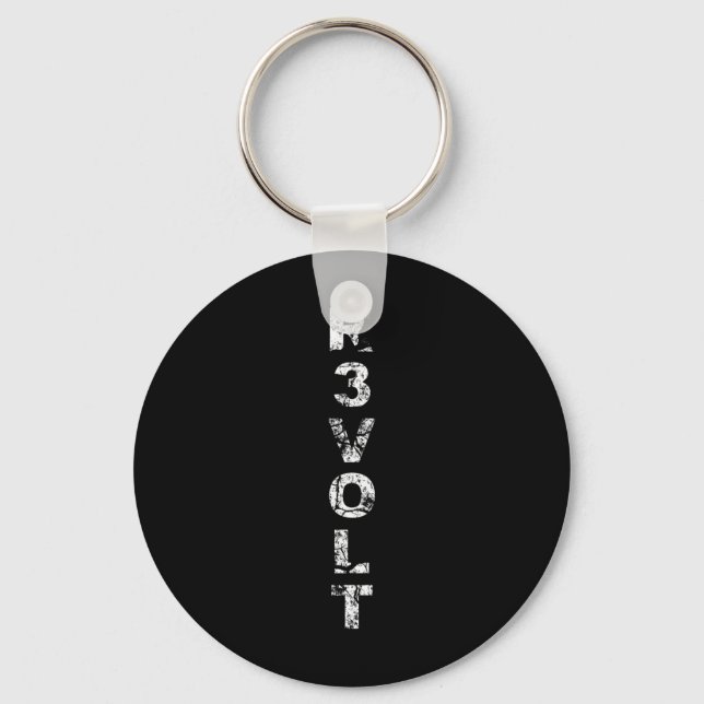 R3volt - Resist - Rantiwork  Keychain (Front)