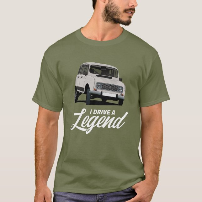R4L  - I drive a legend - in 38 colours T-Shirt (Front)