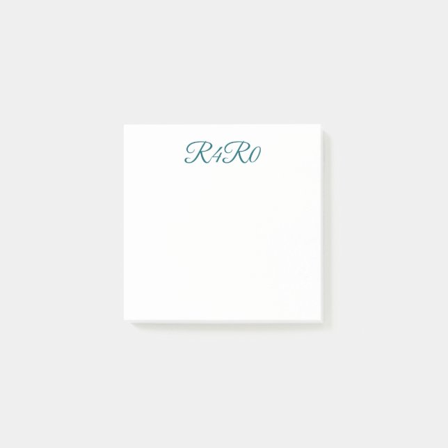 R4R0 postits Post-it Notes (Front)